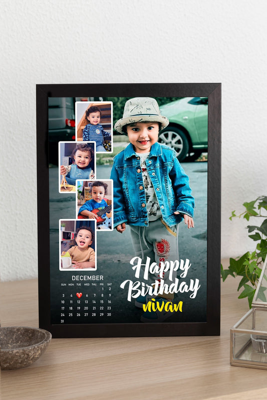 Personalized Birthday Photo Frame - Style VII