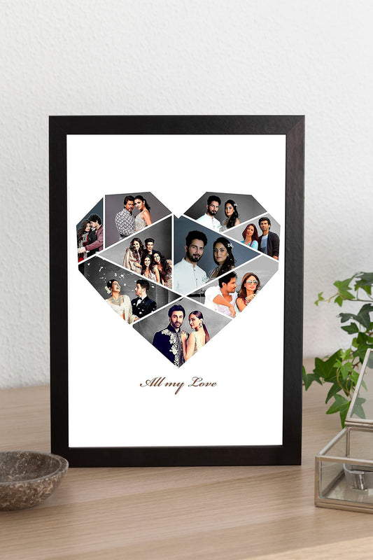 Personalized Photo Frame for Couples - Style IX