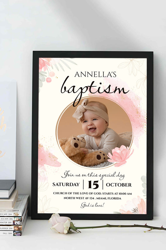Personalized Birthday Photo Frame - Style XVI