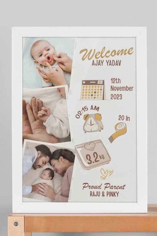 Personalized Birthday Photo Frame - Style XI