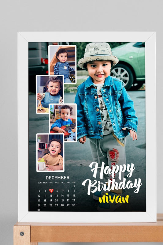Personalized Birthday Photo Frame - Style VII