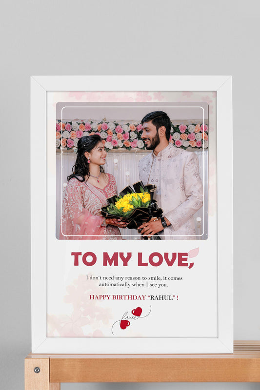 Personalized Birthday Photo Frame - Style I