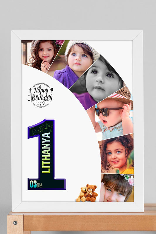 Personalized Birthday Photo Frame - Style XIV