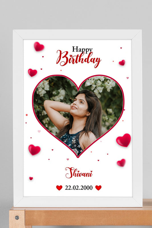 Personalized Birthday Photo Frame - Style XIII