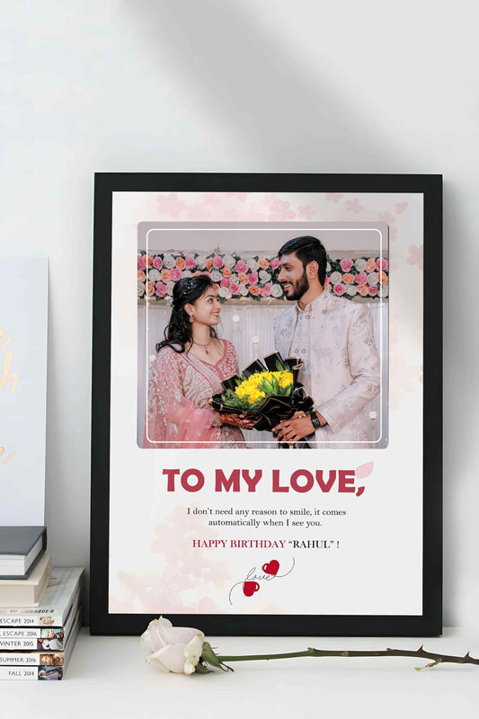Personalized Birthday Photo Frame - Style I