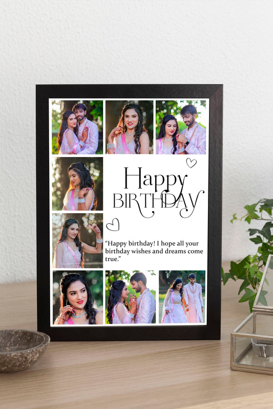 Personalized Photo Frame for Couples - Style XIV