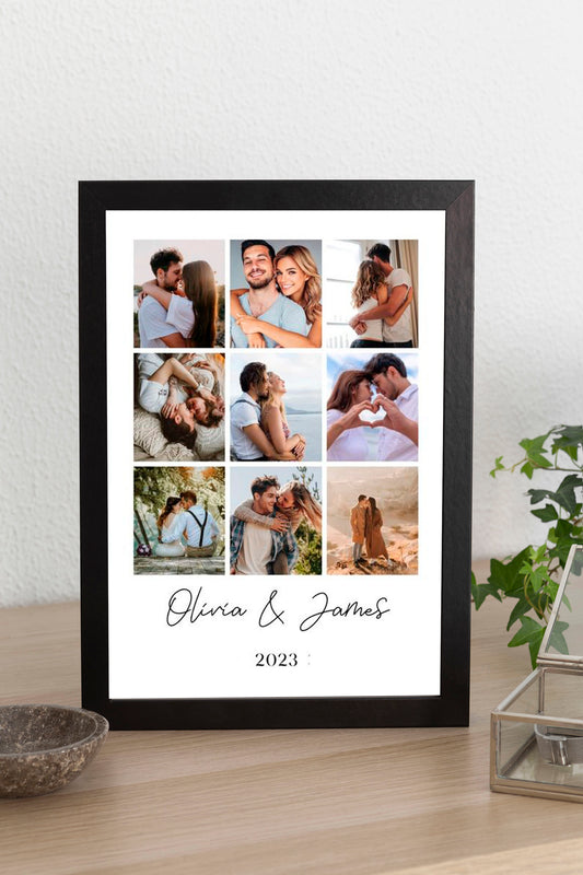 Personalized Photo Frame for Couples - Style VI