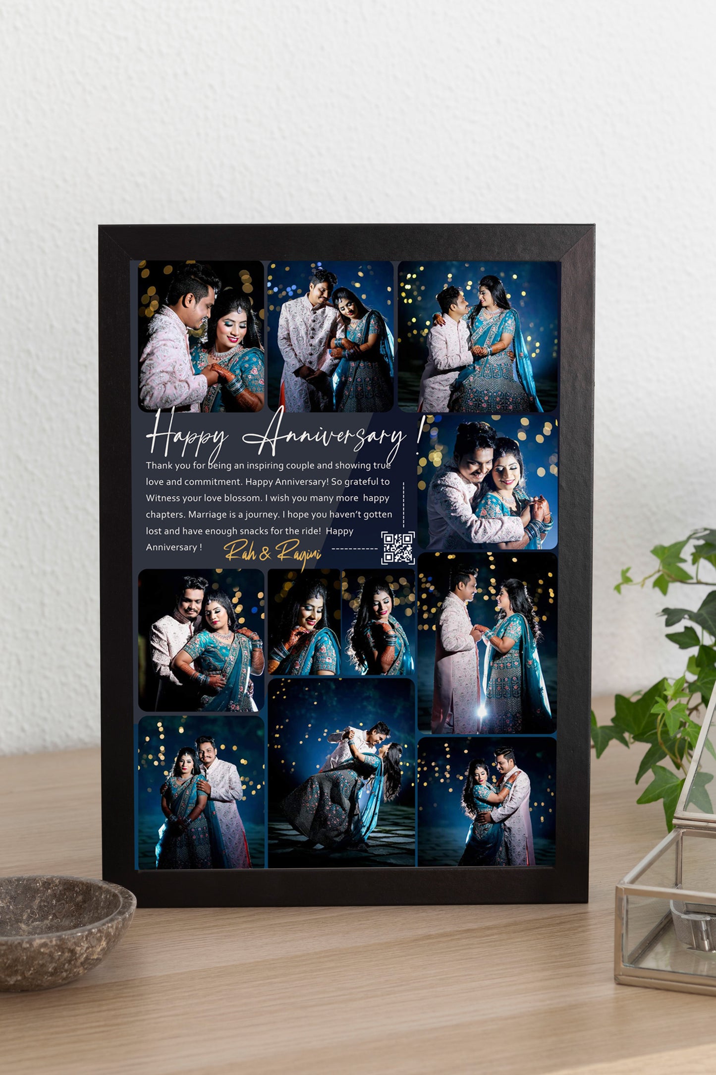Anniversary Personalized Photo Frame - Style II