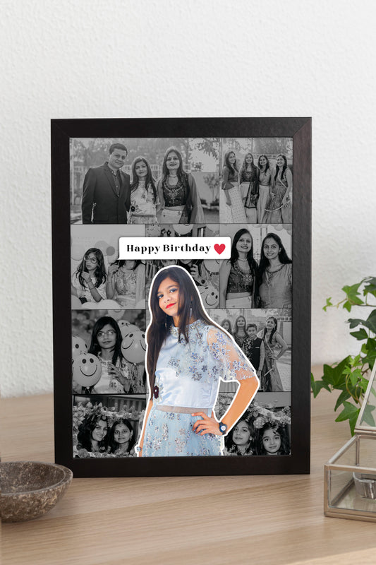 Personalized Birthday Photo Frame - Style VI