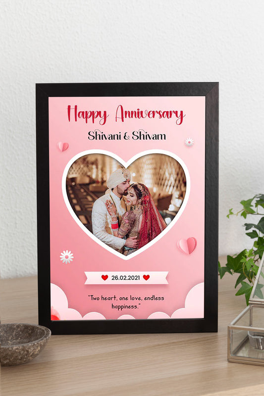 Anniversary Personalized Photo Frame - Style IV