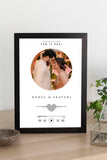 Personalized Photo Frame for Couples - Style XIII