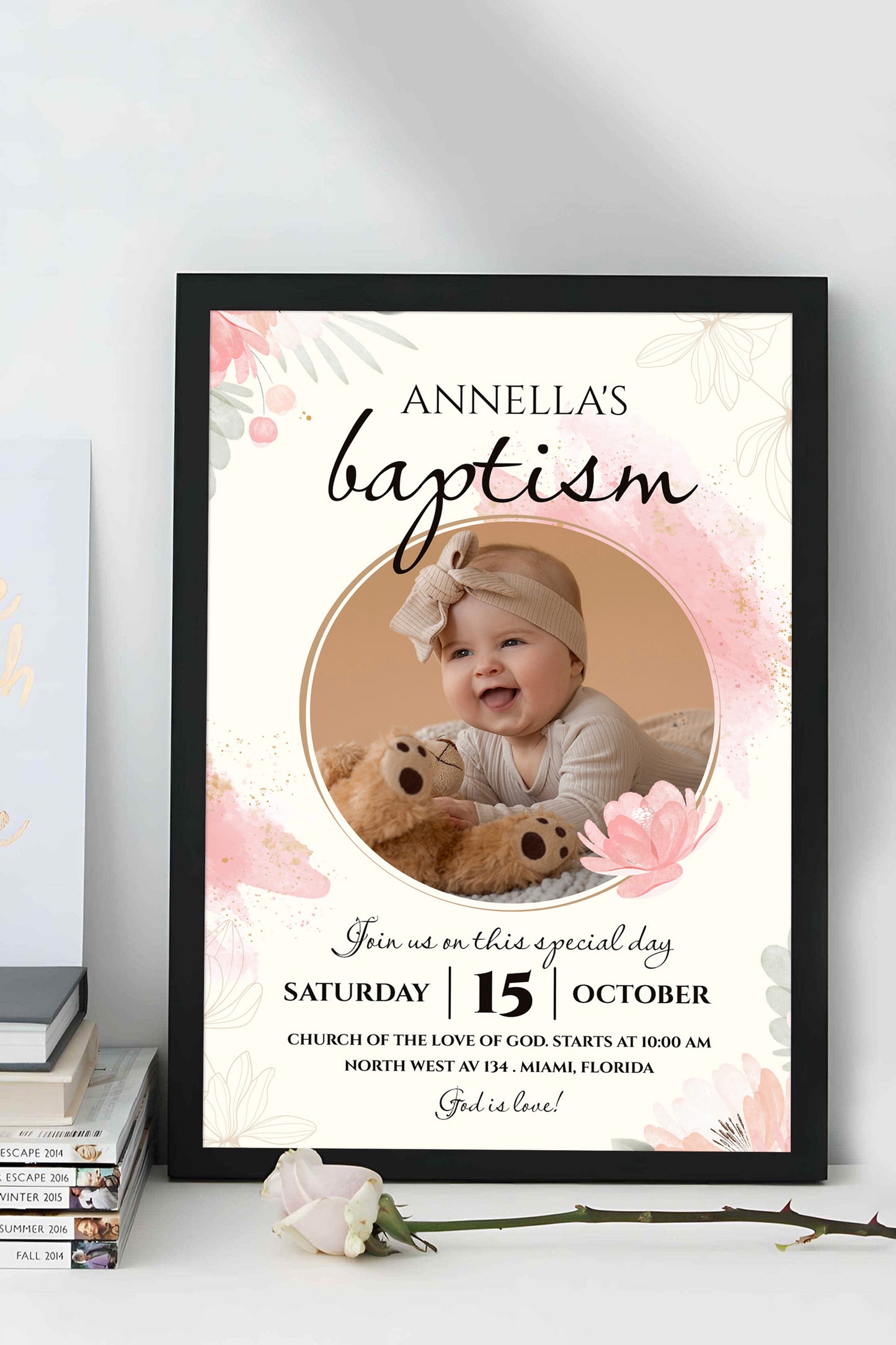 Personalized Birthday Photo Frame - Style XVI
