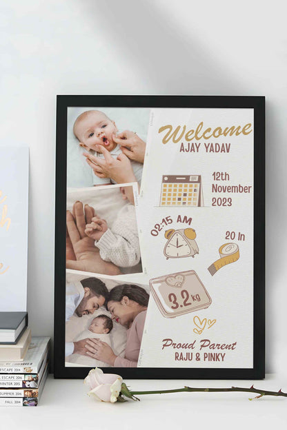 Personalized Birthday Photo Frame - Style XI