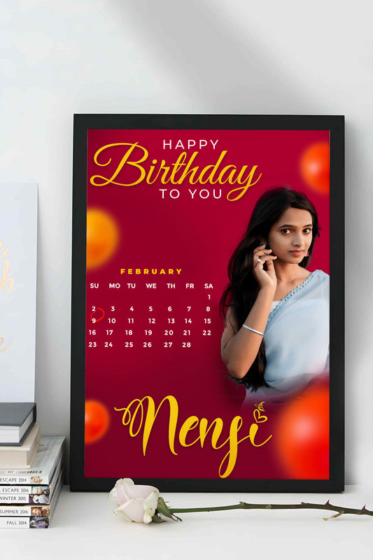 Personalized Birthday Photo Frame - Style XV
