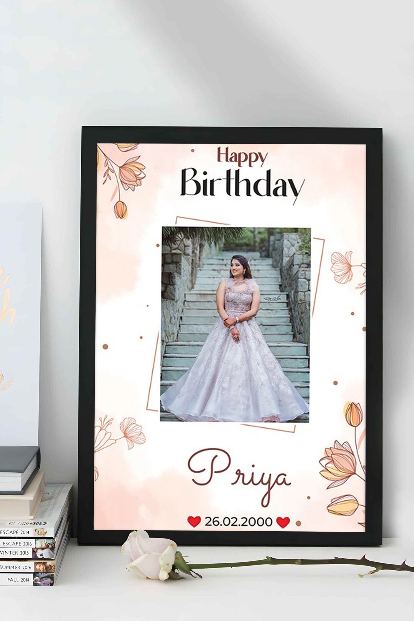 Personalized Birthday Photo Frame - Style XII