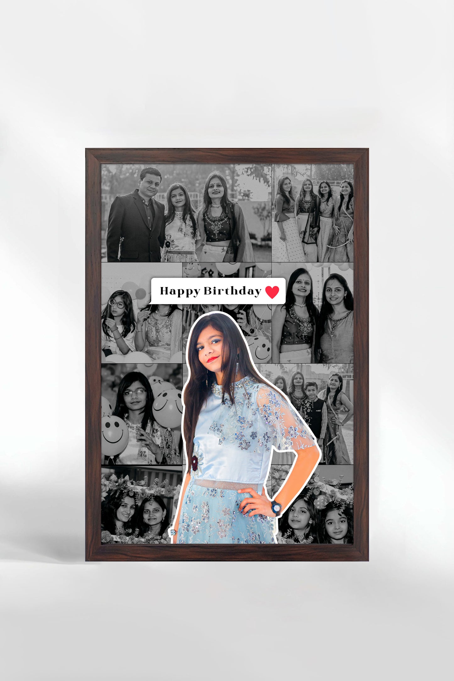 Personalized Birthday Photo Frame - Style VI