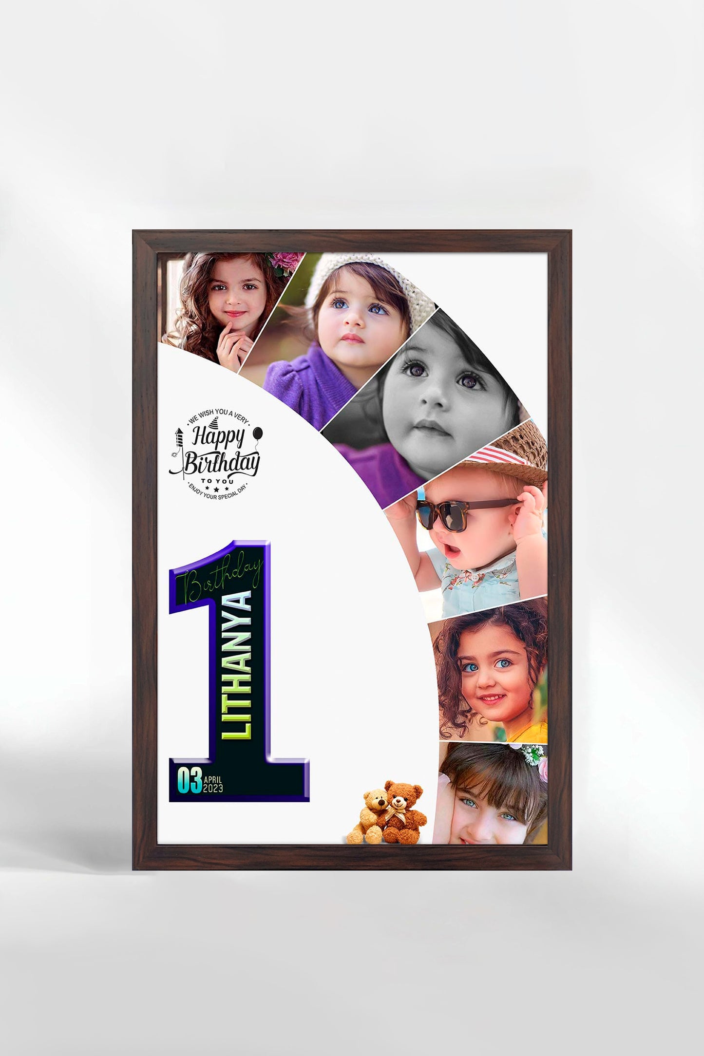 Personalized Birthday Photo Frame - Style XIV