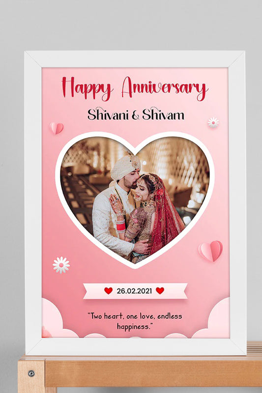 Anniversary Personalized Photo Frame - Style IV