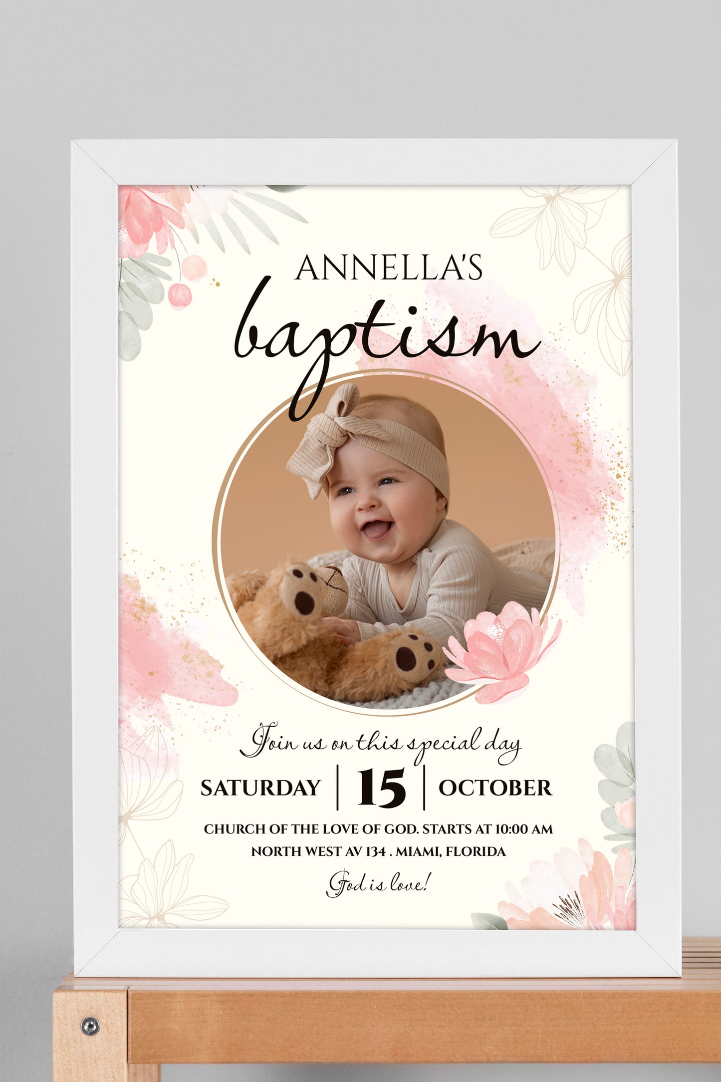 Personalized Birthday Photo Frame - Style XVI