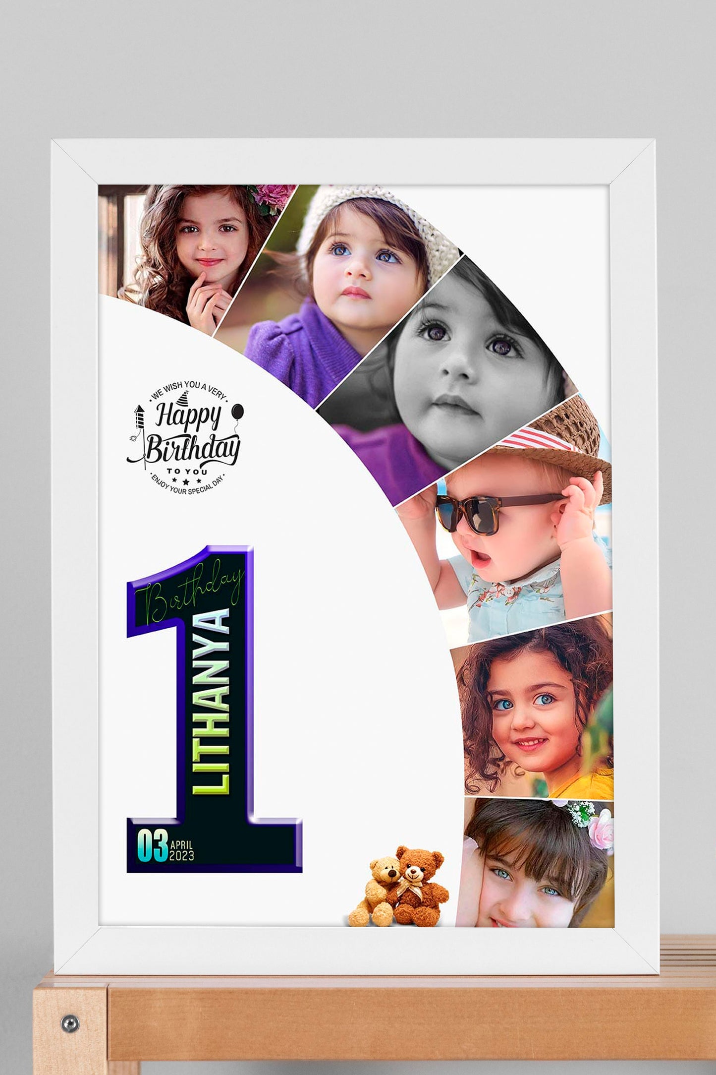 Personalized Birthday Photo Frame - Style XIV