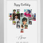 Personalized Birthday Photo Frame - Style III