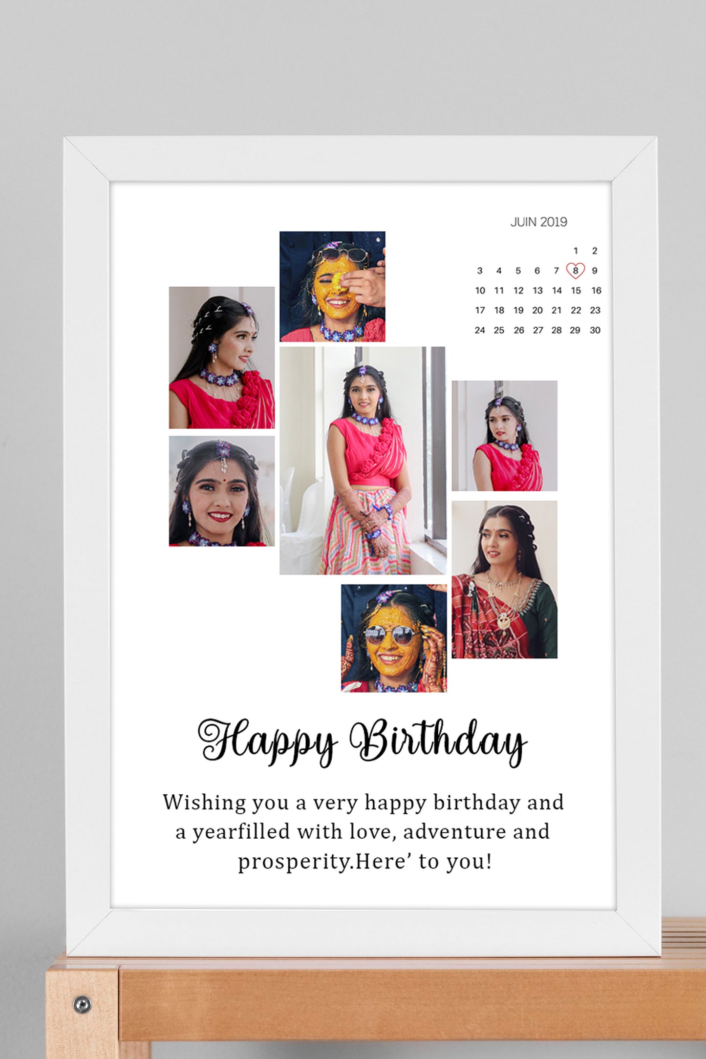 Personalized Birthday Photo Frame - Style V