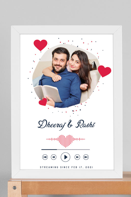 Personalized Photo Frame for Couples - Style XI