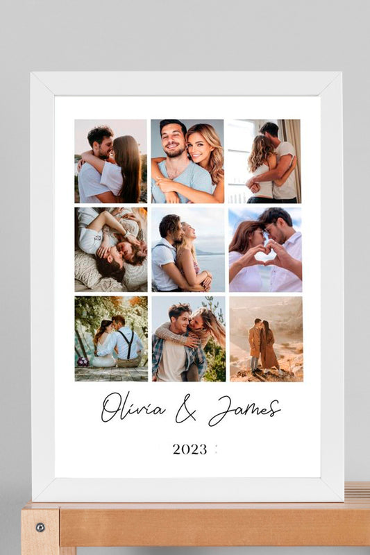 Personalized Photo Frame for Couples - Style VI